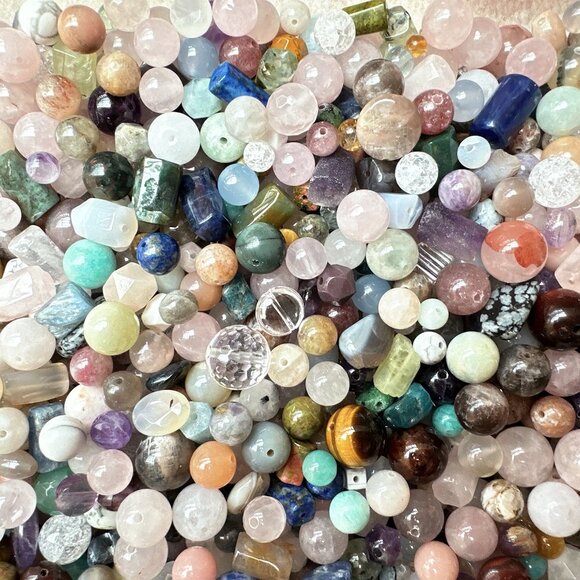 4~12mm Loose Assorted Semi-Precious Stone Beads | 1 Tablespoon Scoop - Picture 10 of 10